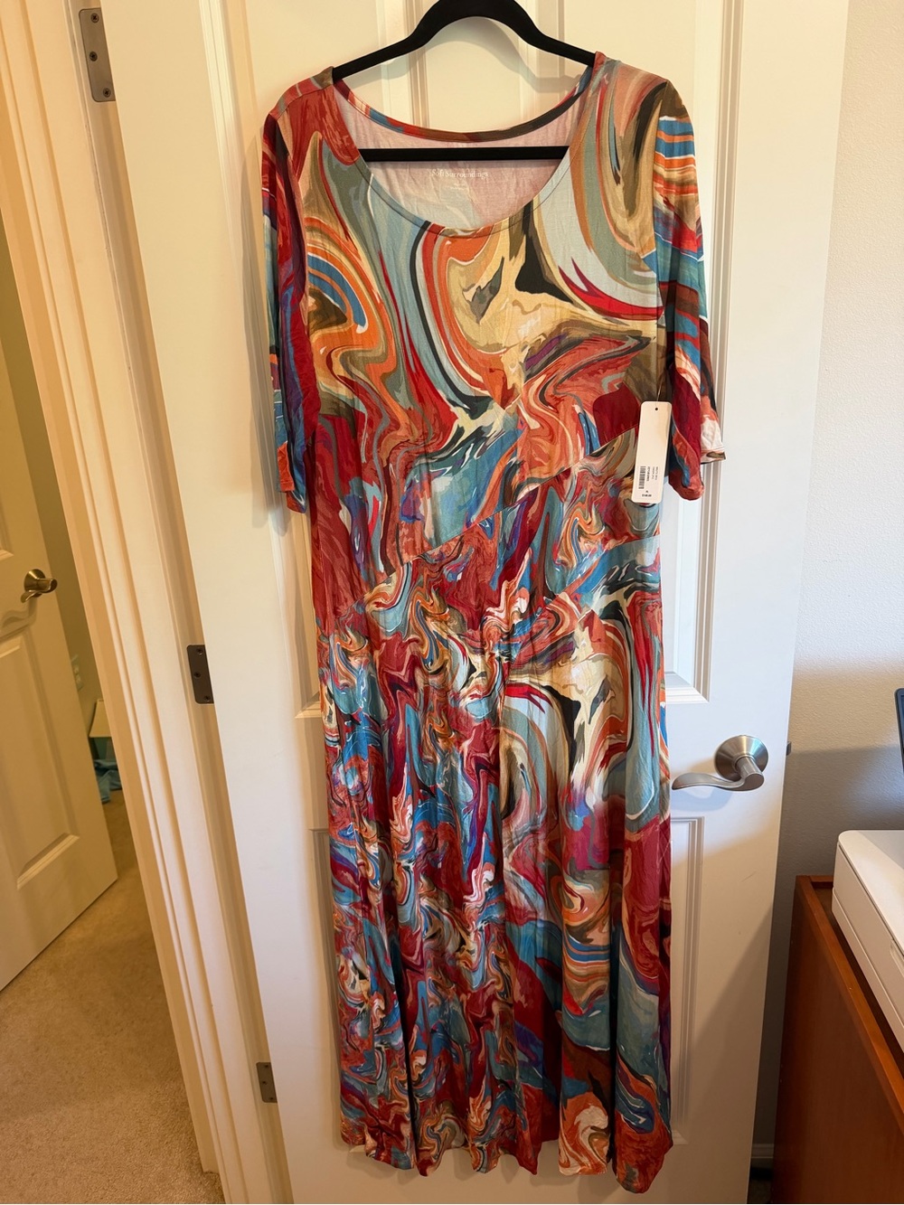 Soft Surrounding Brigitte maxi dress in tandori spice, size XL, nwt